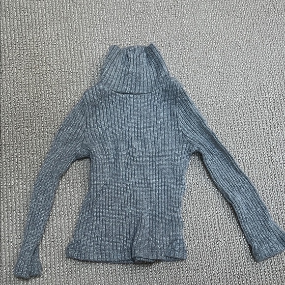 Jessica Simpson Charcoal Ribbed Sweater - Picture 1 of 6